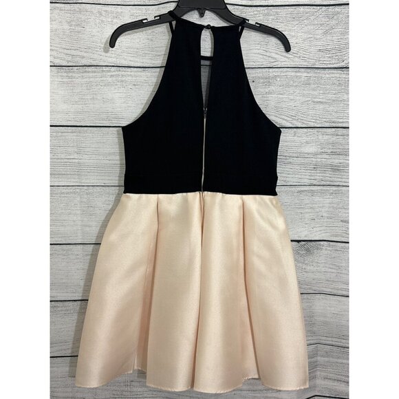 Nights By Teeze Me Embellished Halter Dress Size 13/14 - Picture 3 of 6